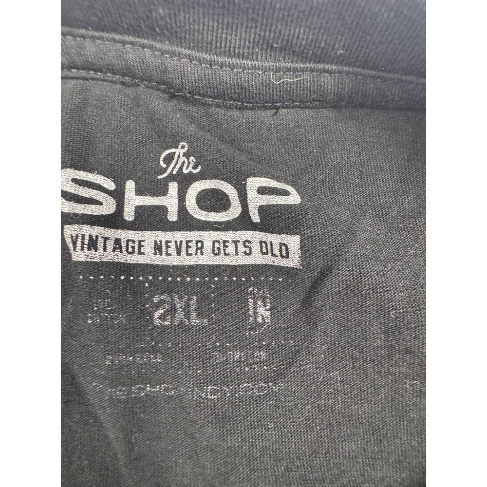 The Shop Purdue Boilers Cropped Graphic Tee Black 2XL Raw Hem NCAA Shirt - Picture 3 of 6